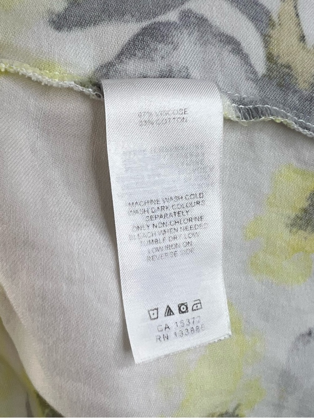 Joe Fresh shorts bottoms floral Yellow and Gray Floral Drawstring Shorts - Picture 9 of 10